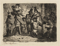 TvB G 1745
<br/>
spotprentje
<br/>
<em>Kerkhove, Jean. van de (1822-1881)</em>